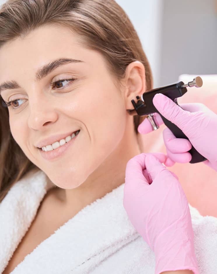 ear piercing treatment